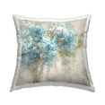 thumbnail image 1 of Stupell Industries Abstract Blue Hydrangea Bouquets Square Decorative Printed Throw Pillow, 18 x 18, 1 of 6