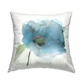 thumbnail image 1 of Stupell Industries Abstract Blue Poppy Blossom Printed Throw Pillow Design by Carol Robinson, 1 of 6