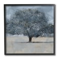 thumbnail image 1 of Stupell Industries Abstract Blue Splatter Paint Tree Nature Scene Black Framed by Kim Allen, 1 of 7
