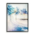 thumbnail image 1 of Stupell Industries Abstract Blue Tree Shadows in Forest Landscape Nature Painting Black Framed Art Print Wall Art, 16 x 20, 1 of 8