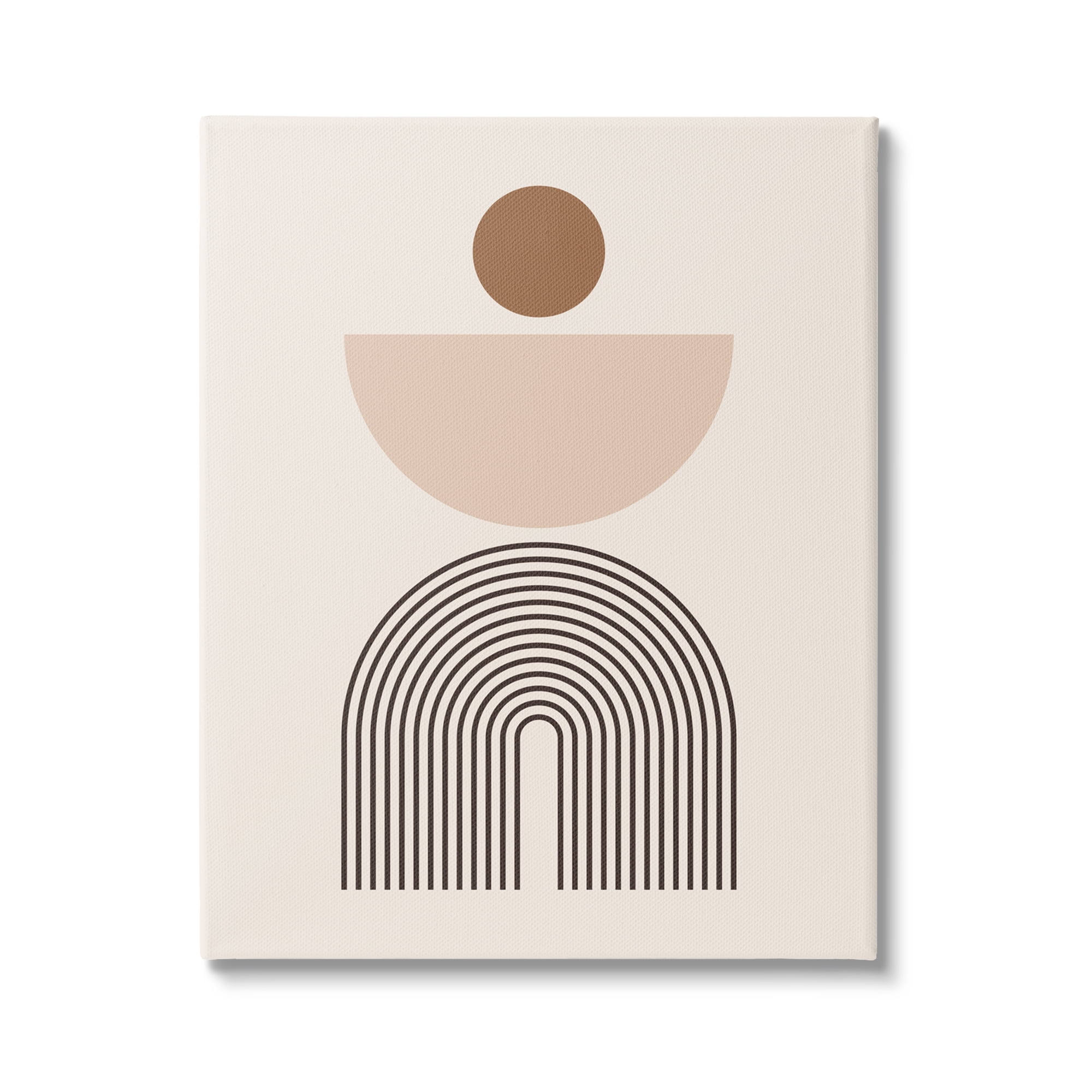 Stupell Industries Abstract Boho Shapes Abstract Painting Gallery Wrapped Canvas Print Wall Art, 30 x 40