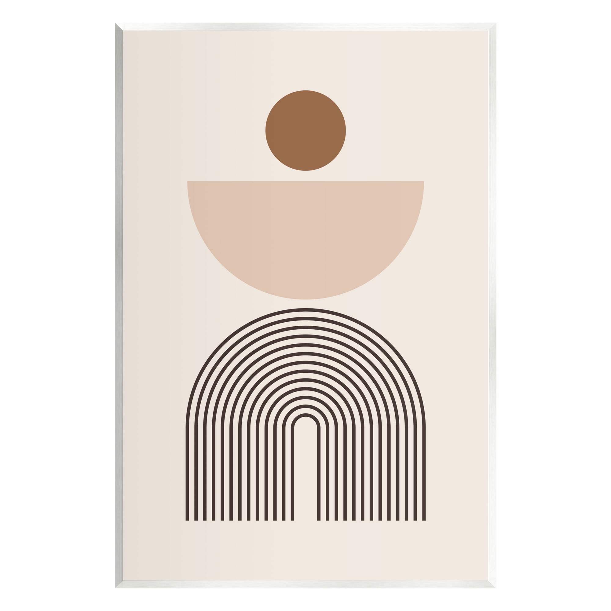 Stupell Industries Abstract Boho Shapes Abstract Painting Unframed Art Print Wall Art, 13 x 19