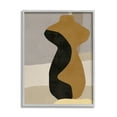 thumbnail image 1 of Stupell Industries Abstract Boho Vase Abstract Painting Gray Framed Art Print Wall Art, 24 x 30, 1 of 9