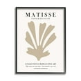 thumbnail image 1 of Stupell Industries Abstract Botanical Design Exhibition Flyer Matisse Text Framed Wall Art, 11 x 14, Design by Ros Ruseva, 1 of 5