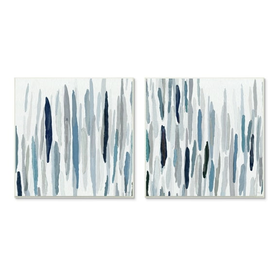 Stupell Industries Abstract Brushed Rainfall Contemporary Modern Painting ,12 x 12, Design by Sn Jill