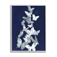 thumbnail image 1 of Stupell Industries Abstract Butterflies Swarm Animals & Insects Painting Gray Framed Art Print Wall Art, 1 of 5