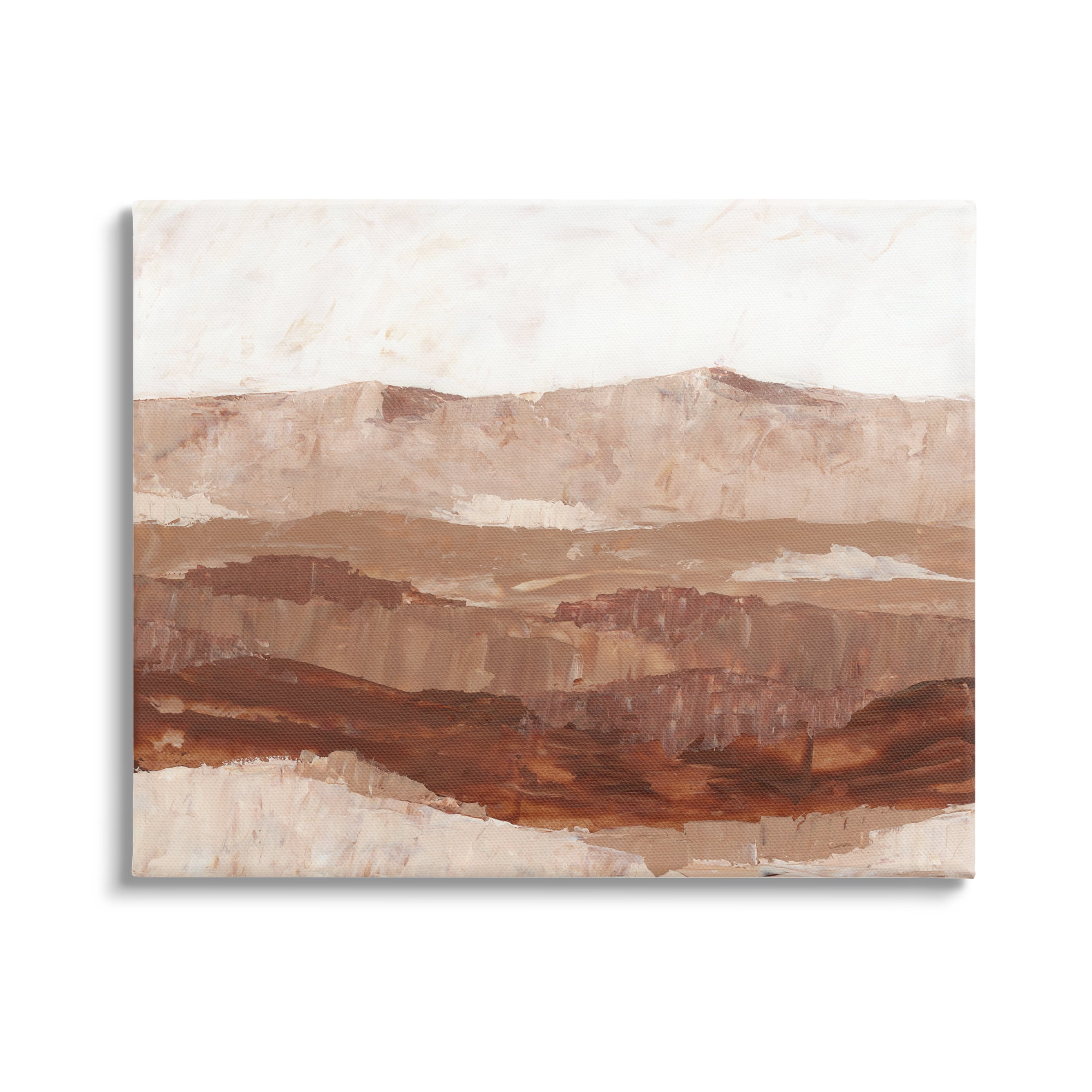 Stupell Industries Abstract Canyon Painting Landscape Painting Gallery Wrapped Canvas Art Print Wall Art, 48 x 36