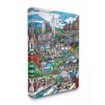 thumbnail image 1 of Stupell Industries Abstract. Cartoon London Cityscape Design Canvas Wall Art by Enrico Fossati, 1 of 6