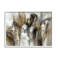 thumbnail image 1 of Stupell Industries Abstract Cascading Shapes Modern Brown White Black Painting, 20 x 16, Design by K. Nari, 1 of 7
