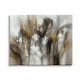 thumbnail image 1 of Stupell Industries Abstract Cascading Shapes Modern Brown White Black Painting, 48 x 36, Design by K. Nari, 1 of 6