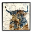 thumbnail image 1 of Stupell Industries Abstract Cattle Horns Collaged Silhouette Blocked Shapes Painting Black Framed Art Print Wall Art, Design by Scott Brems, 1 of 8