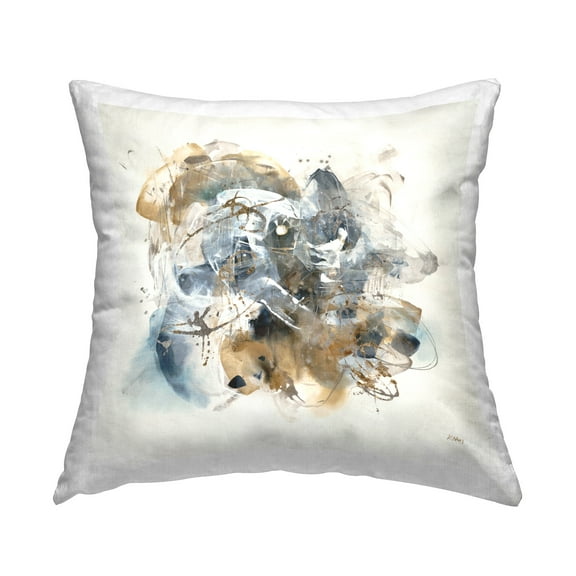Stupell Industries Abstract Chaotic Collage Decorative Printed Throw Pillow Design by K. Nari