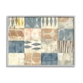 thumbnail image 1 of Stupell Industries Abstract Checkered Geometric Shapes Pattern Graphic Art Gray Framed Art Print Wall Art, Design by Courtney Prahl, 1 of 7