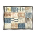 thumbnail image 1 of Stupell Industries Abstract Checkered Geometric Shapes Pattern Graphic Art Luster Gray Floating Framed Canvas Print Wall Art, Design by Courtney Prahl, 1 of 6