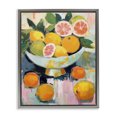 thumbnail image 1 of Stupell Industries Abstract Citrus Still Life Food & Beverage Painting Gray Floater Framed Canvas Art Print Wall Art, 25 x 31, 1 of 10