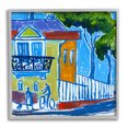 thumbnail image 1 of Stupell Industries Abstract City Corner Modern Style Town Buildings Painting Gray Framed Art Print Wall Art, Design by Ben Mann, 1 of 7