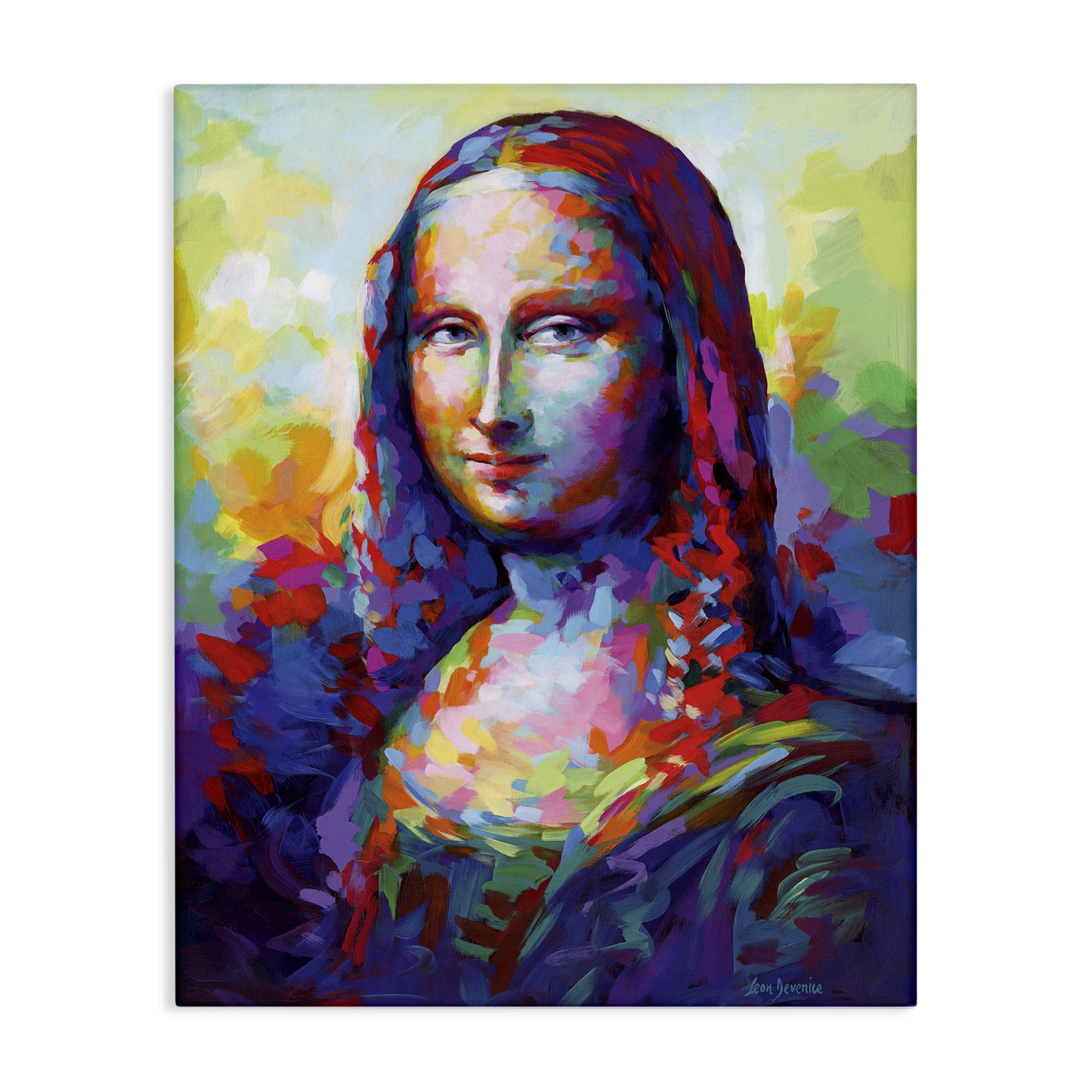 Stupell Industries Abstract Classic Painting Novelty Painting Gallery Wrapped Canvas Art Print Wall Art, 36 x 48