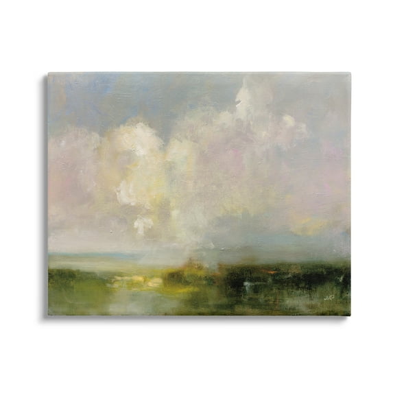Stupell Industries Abstract Clouds Painting Landscape Painting Gallery Wrapped Canvas Art Print Wall Art, 48 x 36