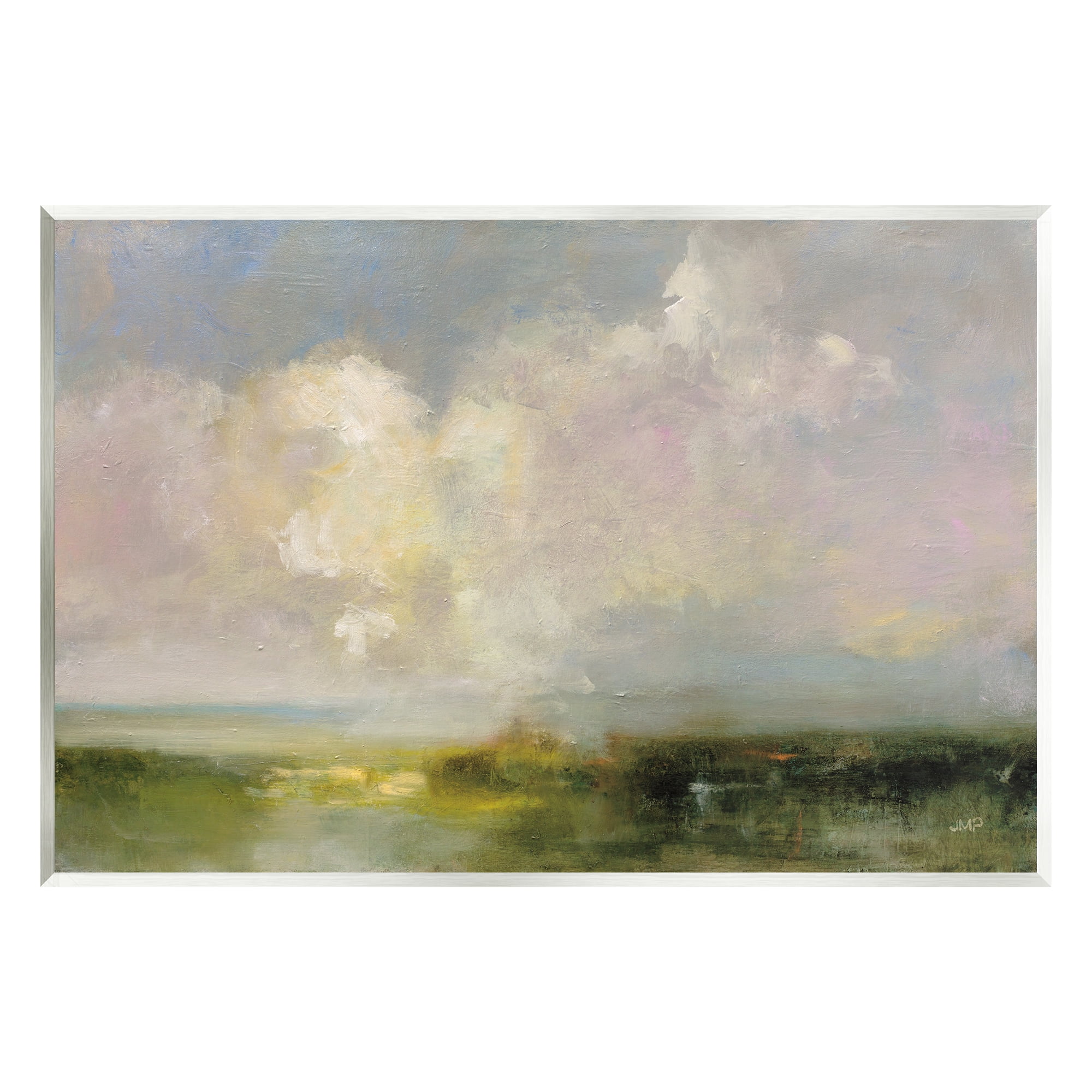 Stupell Industries Abstract Clouds Painting Landscape Painting Unframed Art Print Wall Art, 19 x 13
