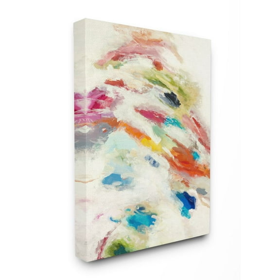 Stupell Industries Abstract Color Movement Textured Painting Canvas Wall Art, 30 x 40, byThird and Wall