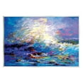 thumbnail image 1 of Stupell Industries Abstract Colorful Ocean Waves Landscape Painting Unframed Art Print Wall Art, 19 x 13, 1 of 7