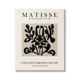 thumbnail image 1 of Stupell Industries Abstract Contemporary Black Floral Design Matisse Typography Canvas Wall Art, 24 x 30, Design by Ros Ruseva, 1 of 5