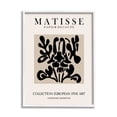thumbnail image 1 of Stupell Industries Abstract Contemporary Black Floral Design Matisse Typography Framed Wall Art, 11 x 14, Design by Ros Ruseva, 1 of 5