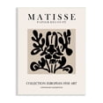 thumbnail image 1 of Stupell Industries Abstract Contemporary Black Floral Design Matisse Typography Wood Wall Art, 10 x 15, Design by Ros Ruseva, 1 of 4
