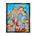 thumbnail image 1 of Stupell Industries Abstract Coral Reef Pattern Abstract Painting Black Floater Framed Canvas Art Print Wall Art, 25 x 31, 1 of 10
