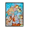 thumbnail image 1 of Stupell Industries Abstract Coral Reef Pattern Abstract Painting Black Framed Art Print Wall Art, 11 x 14, 1 of 9