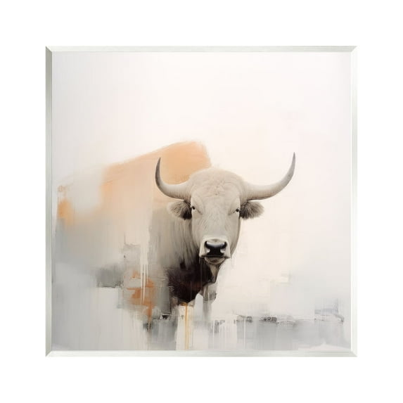 Stupell Industries Abstract Country Cattle Animals & Insects Painting Unframed Art Print Wall Art, 12 x 12