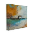 thumbnail image 1 of Stupell Industries Abstract Country Farmhouse Landscape Orange Blue Sky Abstract Painting Gallery Wrapped Canvas Print Wall Art, 36 x 36, 1 of 6