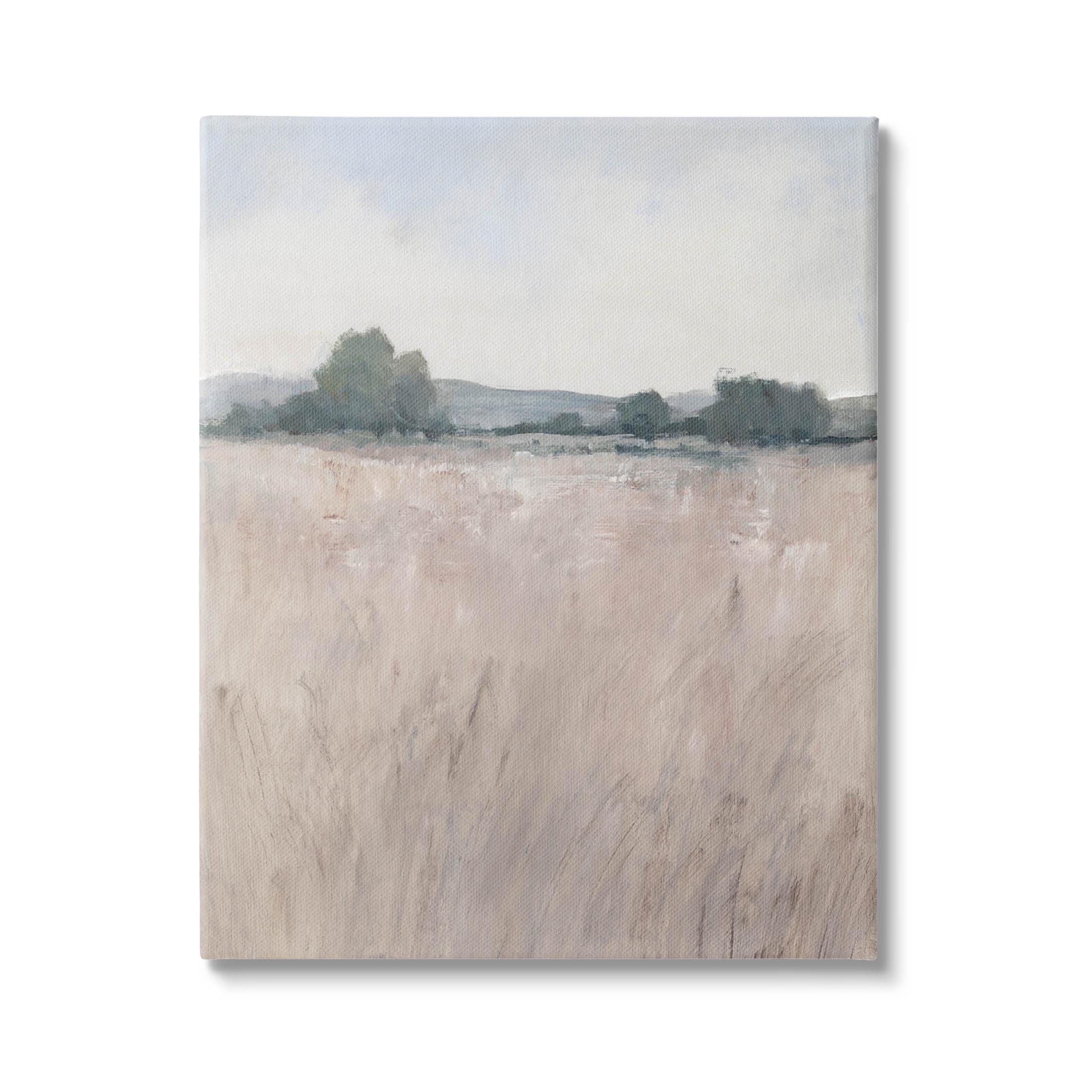 Stupell Industries Abstract Countryside Grassland Scenery Painting Gallery Wrapped Canvas Print Wall Art, Design by Tim OToole