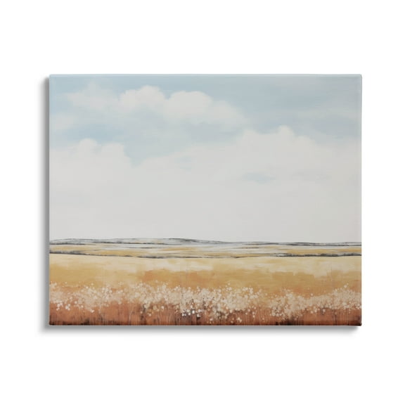 Stupell Industries Abstract Countryside View Landscape Painting Gallery Wrapped Canvas Art Print Wall Art, 20 x 16