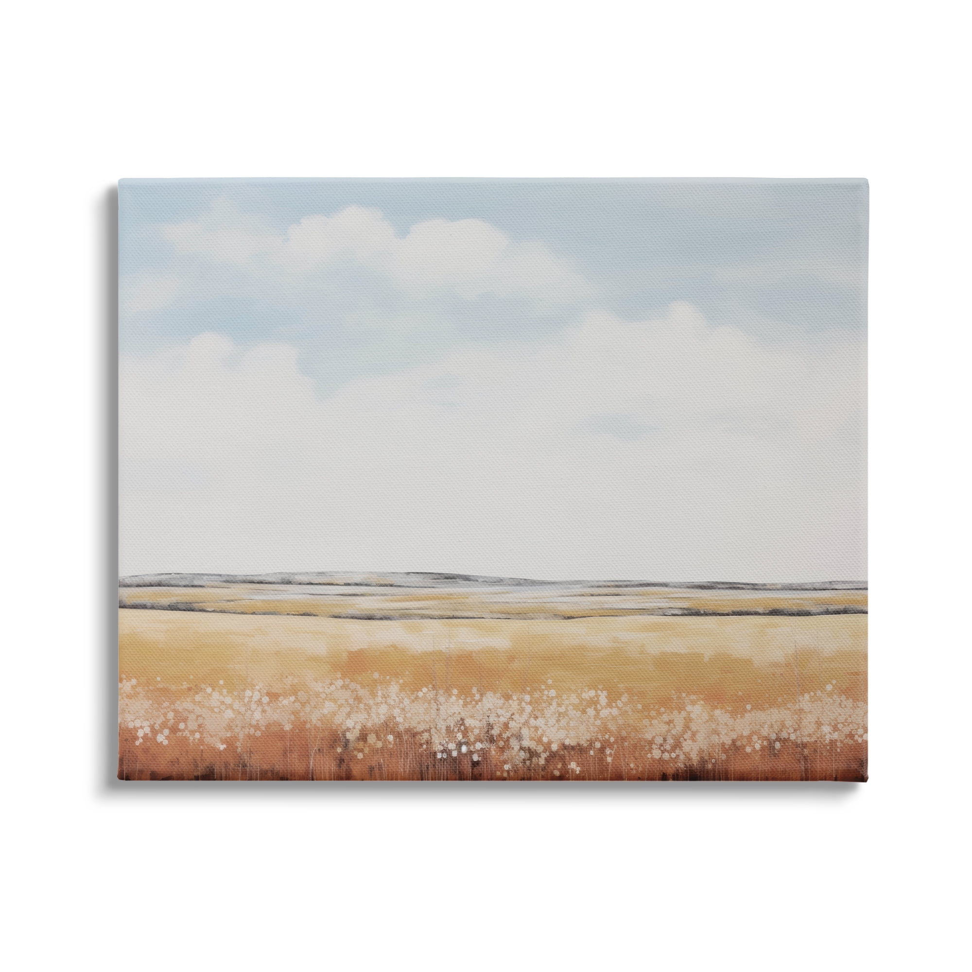 Stupell Industries Abstract Countryside View Landscape Painting Gallery Wrapped Canvas Art Print Wall Art, 40 x 30