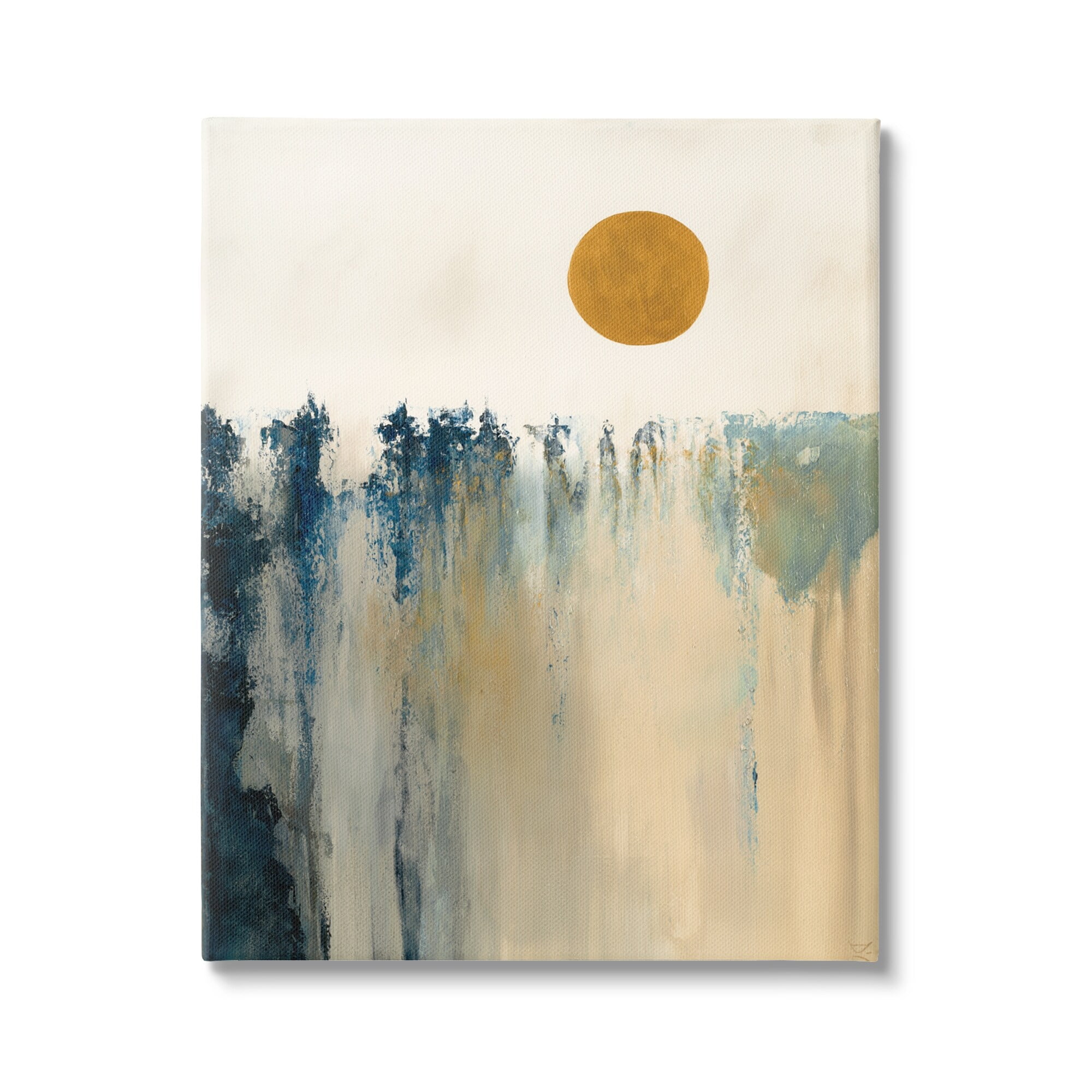 Stupell Industries Abstract Daytime Sun Landscape Fluid Shapes Design Canvas Wall Art, 36 x 48, Design by Dina D'Argo