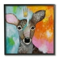 thumbnail image 1 of Stupell Industries Abstract Deer Portrait Mystical Forest Animal Charm Black Framed by The Secret Hermit, 1 of 5