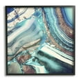 thumbnail image 1 of Stupell Industries Abstract Detailed Blue Turquoise Agate Geode Rock Design , 24 x 24, Design by Mindy Sommers, 1 of 6