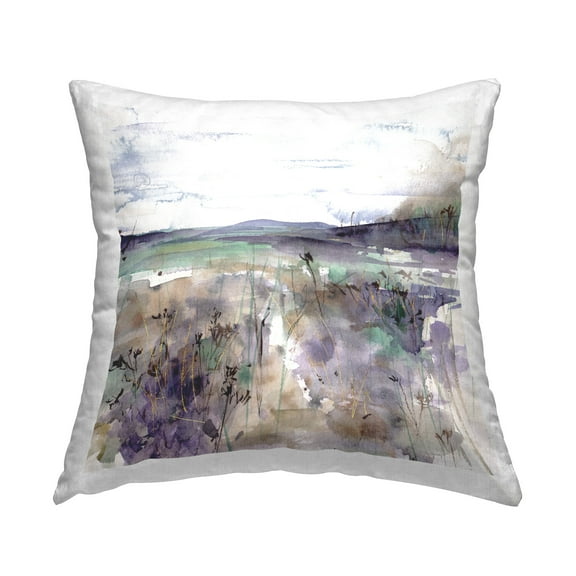 Stupell Industries Abstract Distant Mountain Decorative Printed Throw Pillow Design by Melissa Wang