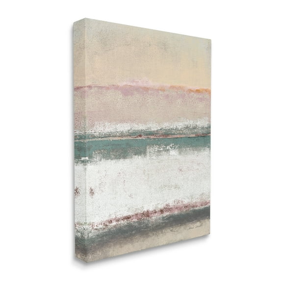 Stupell Industries Abstract Earth Tone Layers Beige White Blue, 24 x 30, Designed by Lanie Loreth