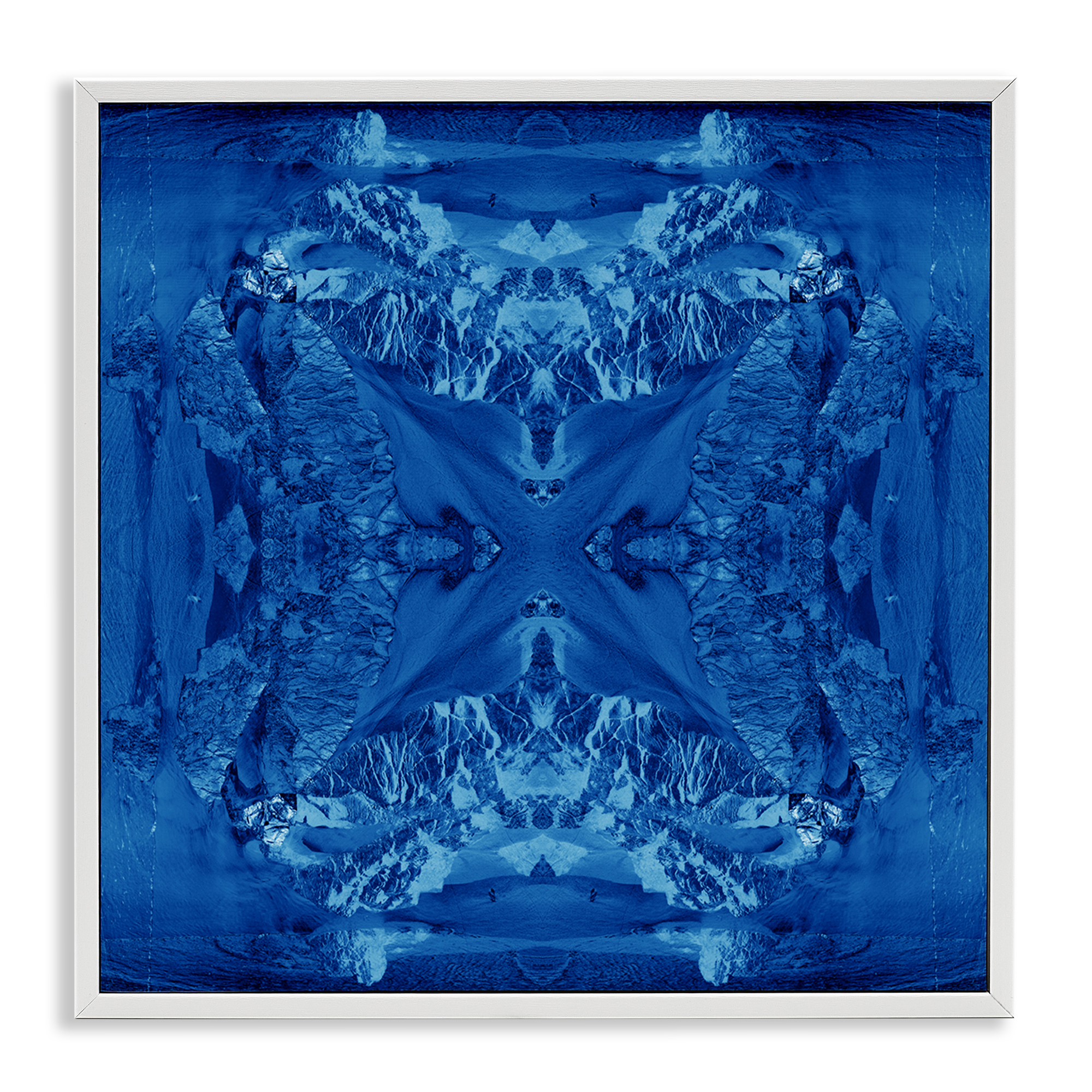 Stupell Industries Abstract Elegant Motif Abstract Painting White Framed Art Print Wall Art, 12 x 12