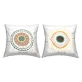 thumbnail image 1 of Stupell Industries Abstract Evil Eye Symbols Square Decorative Printed Throw Pillow, 18 x 18, Set of 2, 1 of 4