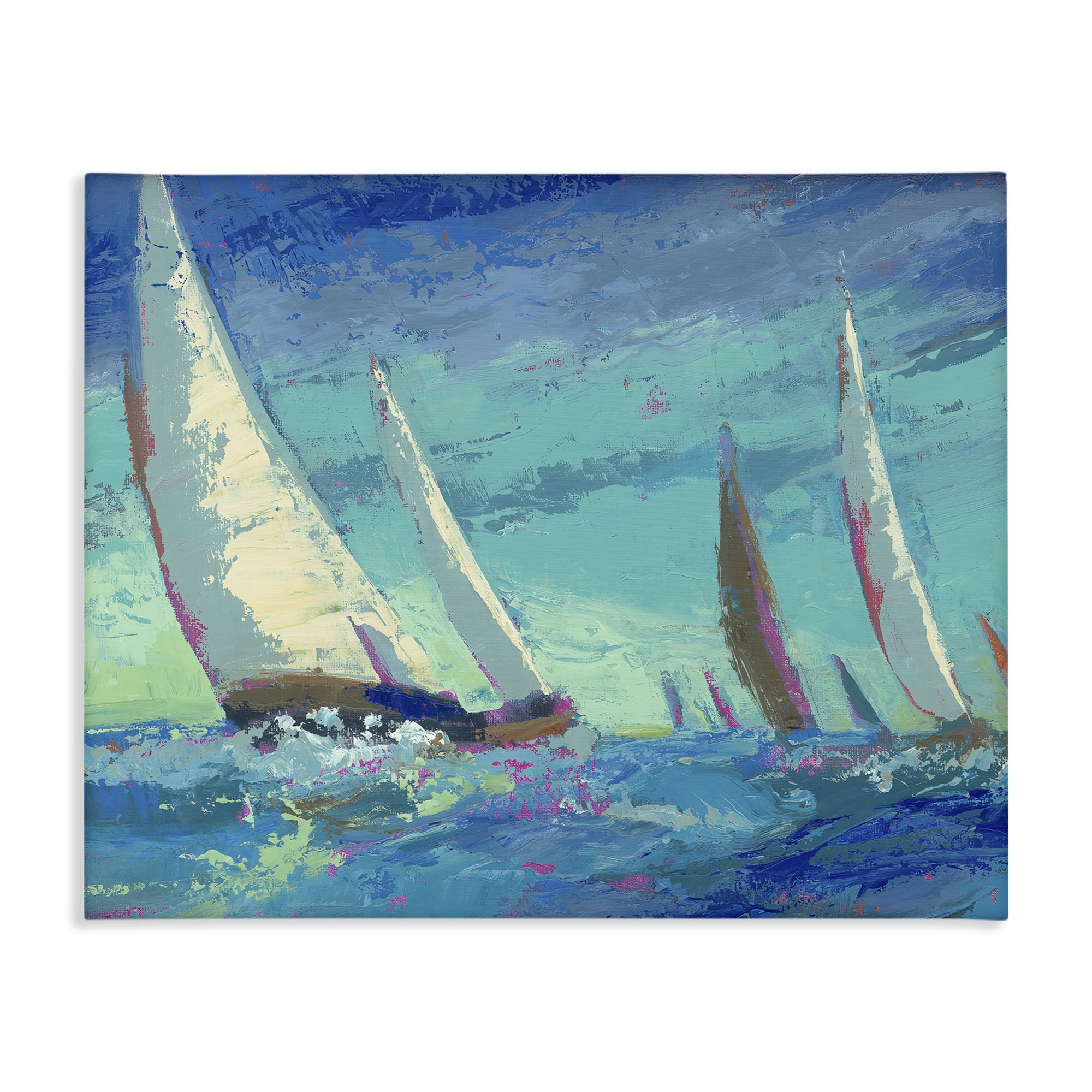 Stupell Industries Abstract Expression Regatta Canvas Wall Art, design by Beth A. Forst