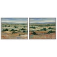 thumbnail image 1 of Stupell Industries Abstract Farm Field Landscape Landscape & Nature Painting Gray Framed Art Print Wall Art, 14 x 11, Set of 2, 1 of 2