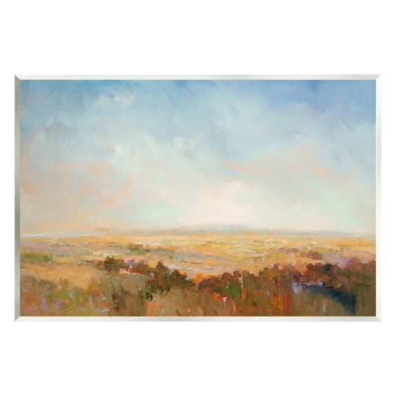 Stupell Industries Abstract Farmland Nature Landscape Painting Unframed Art Print Wall Art, 15 x 10