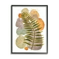 thumbnail image 1 of Stupell Industries Abstract Fern & Pebbles Botanical & Floral Painting Black Framed Art Print Wall Art, 16 x 20, 1 of 9