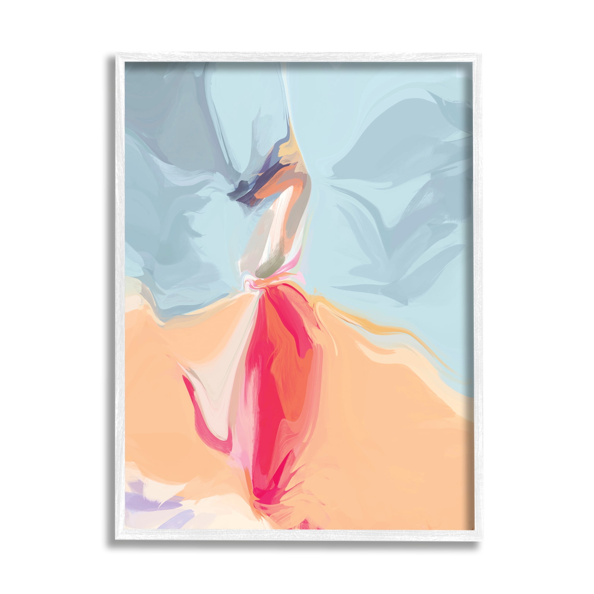 Stupell Industries Abstract Figure Dancing Movement Pink Blue Orange, 11 x 14, Designed by Irena Orlov