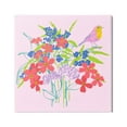 thumbnail image 1 of Stupell Industries Abstract Floral Arrangement Animals & Insects Painting Gallery Wrapped Canvas Art Print Wall Art, 17 x 17, 1 of 8
