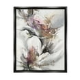 thumbnail image 1 of Stupell Industries Abstract Floral Blossoms White Petals Nature Design Painting Jet Black Floating Framed Canvas Print Wall Art, Design by K. Nari, 1 of 9