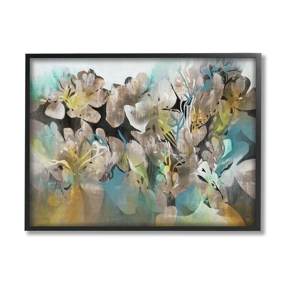 Stupell Industries Abstract Floral Field Landscape Round Petal Shapes, 11 x 14, Designed by K. Nari